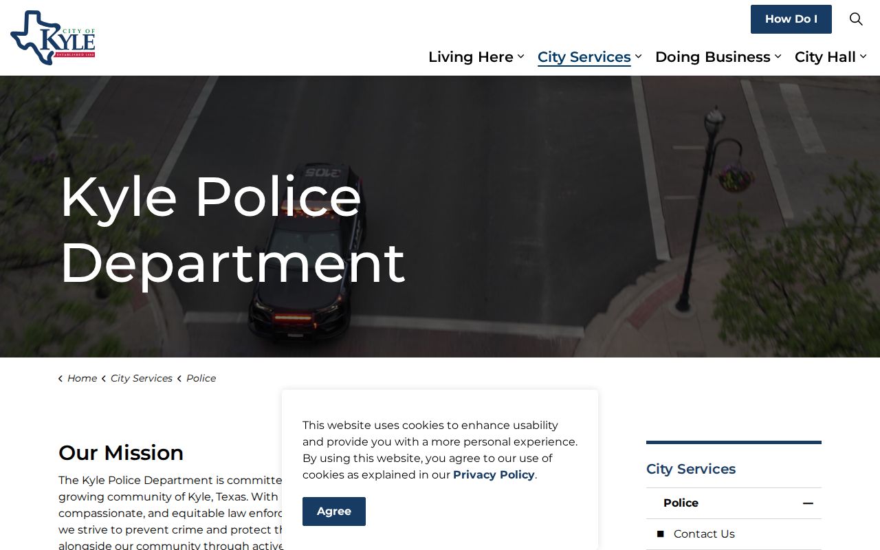 Kyle criminal records at the Kyle Police Department in Hays County