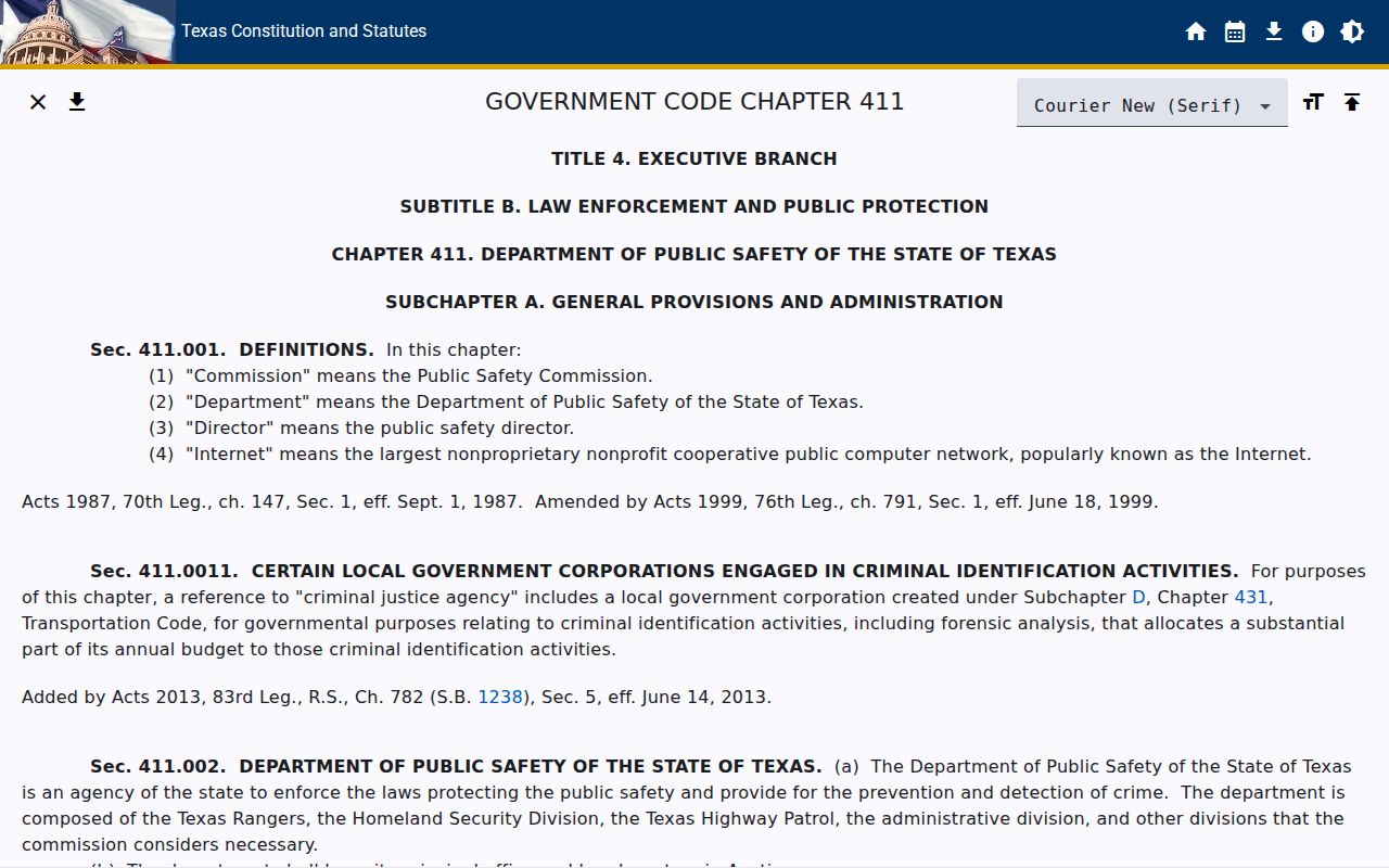 Texas registry law source for Hays County sex offender records